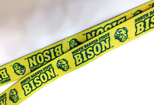 Old 1990's NDSU Bison Yellow Green Whistle Strap North Dakota State University picture