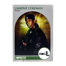 BIG L Lamont Coleman Hip-Hop Trading Card 1990 NBA Hoops Design picture
