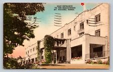 c1941 East Entrance To Meadowside Mt. Pocono Pennsylvania PA VINTAGE Postcard picture