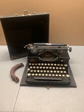 VTG Antique 1928 Royal Portable P Series Manual Typewriter With Hard Case Black picture