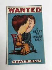 Antique Postcard 1910 Heart Heads Love Boston H.I.R. Divided Back Posted 1911 picture