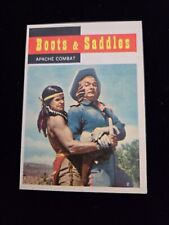 1958 TV Westerns Topps Card 67 Boots & Saddles picture