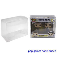 Clear Display Box Protector For Funko Pop 2-Pack Vinyl Figures 0.5mm Cases Cover picture