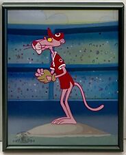 The Pink Panther Baseball 12x15 Framed Sericel Animation Art MGM 1999 picture