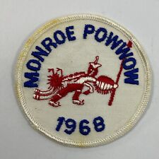 The Monroe Powwow BSA Boy Scouts 1968 Embroidered Patch picture
