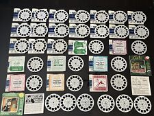Vintage Sawyers View-Master 3D Reels Cities Landmarks Bambi Cinderella Rudolph picture