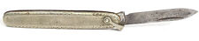 Vintage Mini Pocket Knife Folding Single Blade - Art Deco Design Handle No Mono picture