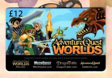 ADVENTURE QUEST WORLDS ( UK ) Dragon ( 2008 ) Gift Card ( $0 - NO VALUE ) picture