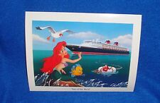 Disney Cruise Line Postcard Featuring The Little Mermaid Unused picture