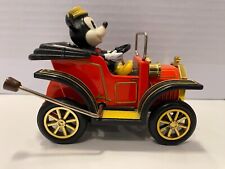 Vintage 1981 Walt Disney Mickey Mouse 1908 Lever Toy Car Tin Masudaya Corp picture