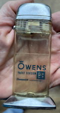 Vintage Owens Yacht Div Brunswick Table Scripto Lighter Ad Acrylic No Comps picture