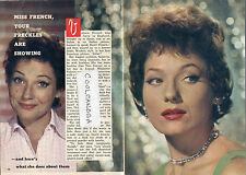 1958 Tv Guide Article~VALERIE FRENCH British Actress All My Children Soap Opera picture
