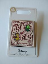 Disney Epcot World Showcase United Kingdom Fish And Chips Pin New OE Pin In Hand picture