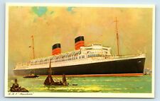Postcard RMS Mauretania c1982 L79 picture