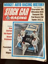 October  1969 Stock Car Racing Magazine - Midget Auto Racing History picture