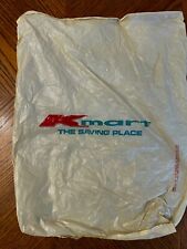 Kmart The Saving Place Plastic Shopping Bag 13x9 VTG Advertising ~1990 K-Mart picture