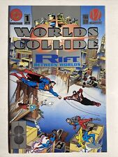 Worlds Collide Premium 1 (1st Print) Platinum Cover (1994) DC Comics Milestone picture