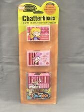 RARE VTG Nickelodeon Chatterboxes Matchbox Dispenser Cards by Viacom NIP 2004 picture