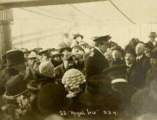 S.S. Royal Iris Mersey Ferryboat Royal Navy Zeebrugge Raid Vintage RPPC Postcard picture