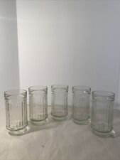Set of 5 Line Lites  Clear Highball Drinking Glasses 16 Fl Oz picture