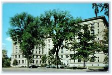 c1960 Lewis Cass State Office Building Exterior Road Lansing Michigan Postcard picture