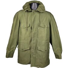Vintage US Air Force Field Jacket Hooded Mens Small Military Vietnam OG 107 1964 picture