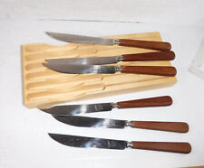Vintage  Cutlass Leppington Sheffield England Stainless Cutlery set of 6 Knives  picture