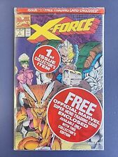 X-Force #1 Sealed with Deadpool Card Marvel Comics 1991  picture