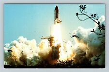 Kennedy Space Center FL-Florida, NASA, STS-4 Launch, Vintage Postcard picture
