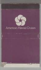 Matchbox Cover - Hawaii - American Hawaii Cruises picture