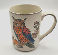 Large Spectrum Owl Bird Mug Coffee Cup Fall Pumpkin 2022 Design Both Sides picture