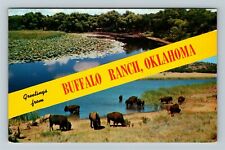 Buffalo Ranch OK-Oklahoma, General Greetings, Banner, Vintage Postcard picture