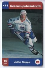 EUROPE TELECARD / PHONECARD .. FINLAND 10MK PRIVATE ICE HOCKEY 1997 MAGNETIC picture