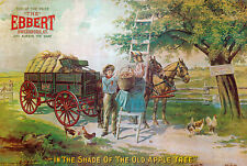 EBBERT WAGONS ADVERTISING METAL SIGN picture