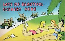 WWII MWM Army Comic Series AC104 Postcard 