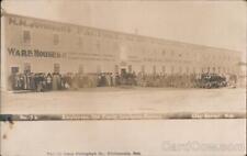 1907 RPPC Clay Center,NE Employees,Old Trusty Incubator Factory Nebraska Vintage picture