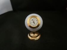 Vintage Collezio Quartz Miniature Clock Golf Ball Works New Battery picture