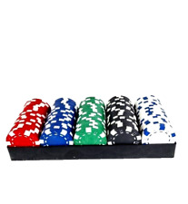 Cardinal Classics Poker Chips with Rack NWT picture