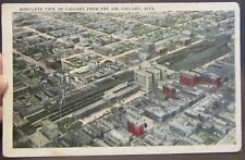 Vintage Postcard Aerial View of Calgary, Calgary Alberta Posted 1927 picture