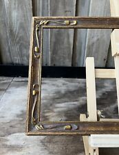ANTIQUE 1900s GOLD WOOD NEWCOMB MACKLIN STYLE PICTURE FRAME picture