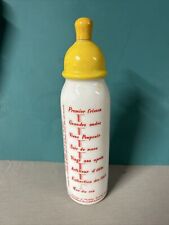 Vintage L'Armagnac Ducastaing French Brandy Bottle Shaped Like Baby Bottle picture
