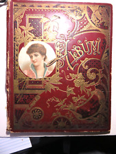 1890 32 Page Victorian ScrapBook 300+entries picture