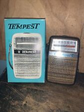 Vintage Tempest Solid-State -Pocket Radio- Original Box Needs a Wire Soldered picture