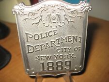 Vintage 1889 Pattern Reproduction NYPD Police Badge picture