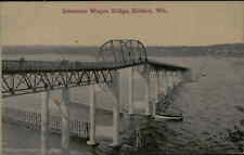 Postcard: Interstate Wagon Bridge, Hudson, Wis. NAT picture