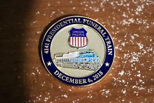 Union Pacific UP 4141 George H.W Bush Presidential Funeral Train Challenge coin picture