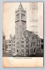 Uniontown PA-Pennsylvania, Courthouse, Antique, Vintage c1909 Postcard picture
