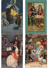 CHRISTMAS GREETINGS 100 Vintage Postcards Pre-1940 with BETTER (L3988) picture