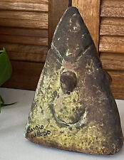 Rare Brutalist Sculpture By Sergio Cuevas Corona 1 Of A Kind Piece 3 Sided Face picture