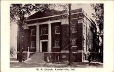 Postcard M.P. Methodist Protestant Church Kendallville IN Indiana 1927     D-276 picture